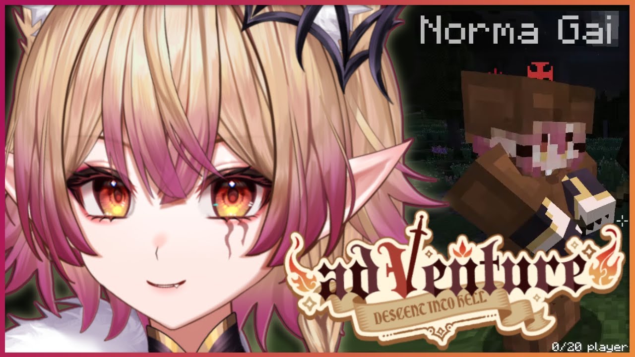 MINECRAFT ROLEPLAY: I'm Norma Gai, Your Gray Knight ⚖️  [ Minecraft / Vylett Moonheart / #vtuber ]