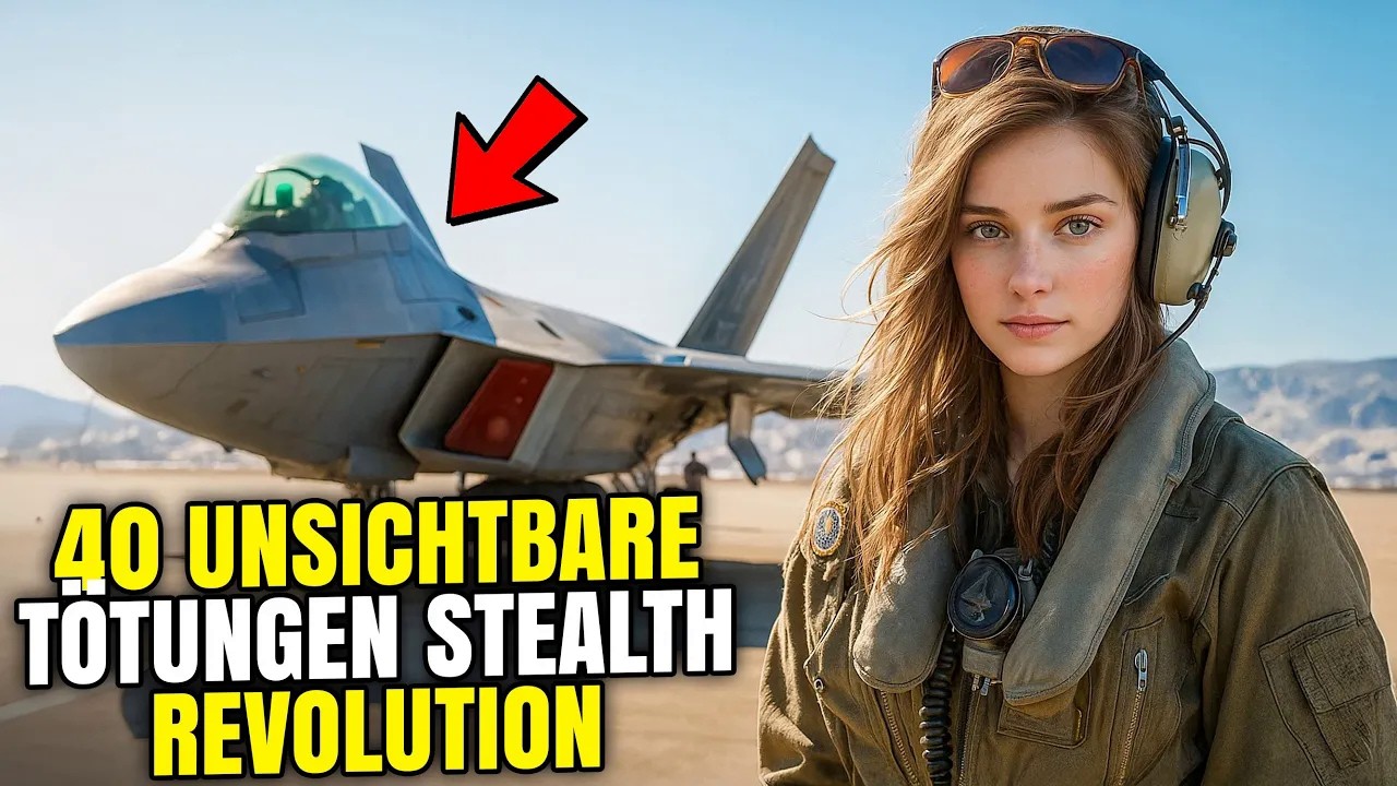 40 feindliche Jets griffen die Basis an – bis eine F 22 Pilotin schnell eingriff und handelte