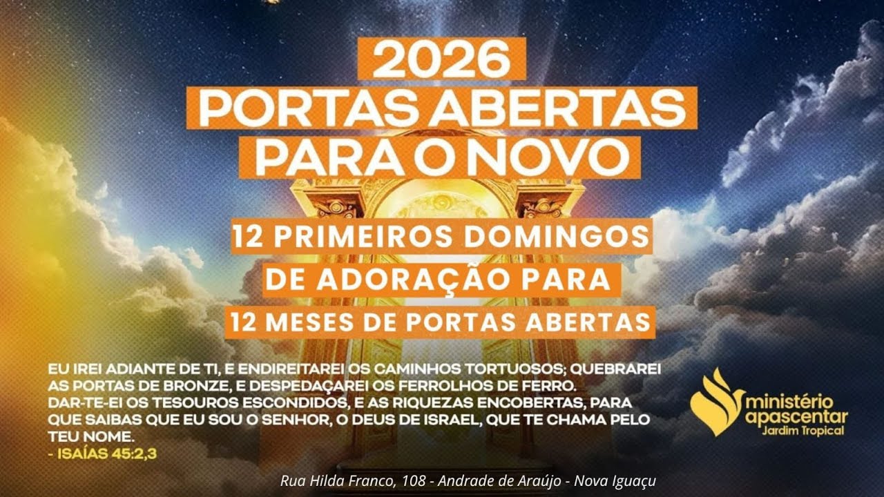 CULTO DOMINGO MANHÃ 