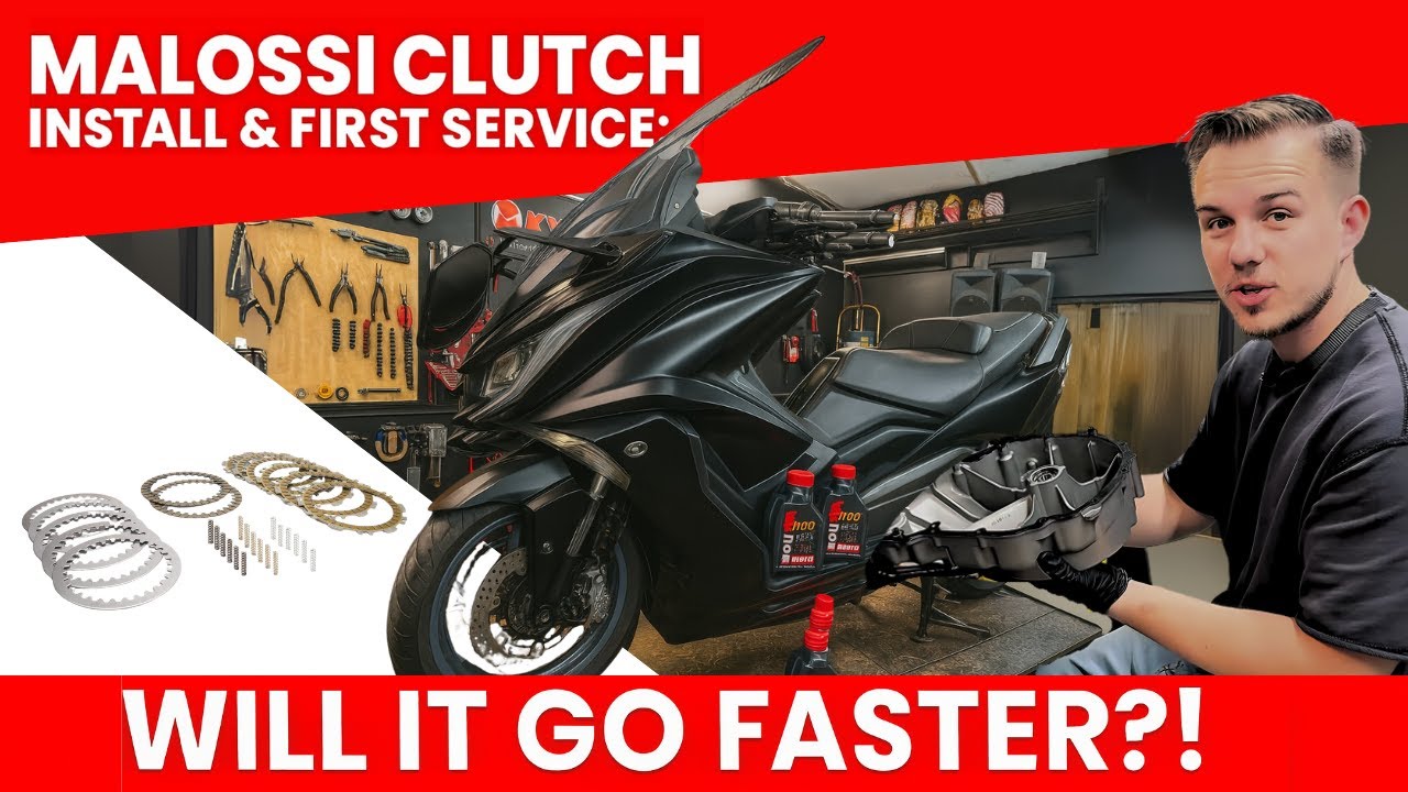 KYMCO AK550 | Launch Harder, Ride Faster! Malossi Clutch & First Service