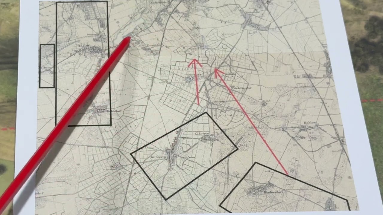 Strategic Overview of Operations around Berlin