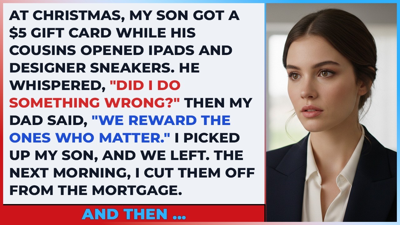 At Christmas, My Son Got A $5 Gift Card While His Cousins Opened iPads And Designer Sneakers...