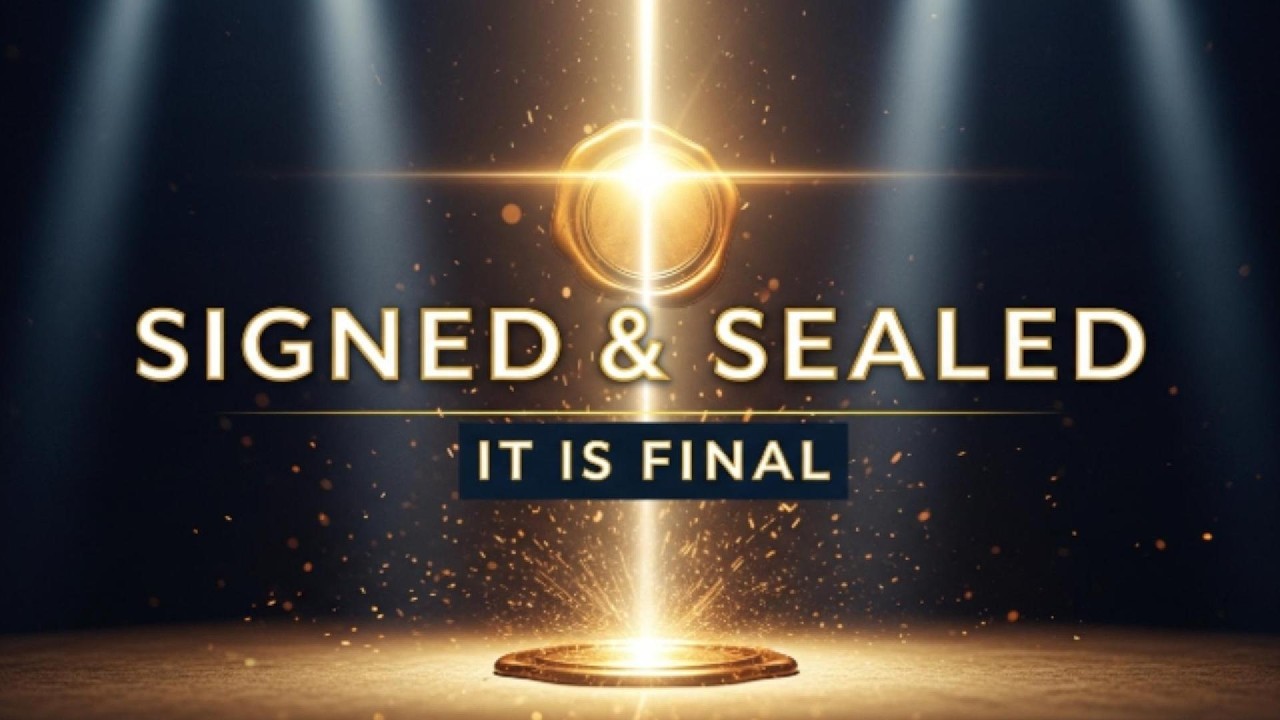It’s Signed and Sealed Your Future is Secure (Inspired by Elevation Worship) -   Worship Song