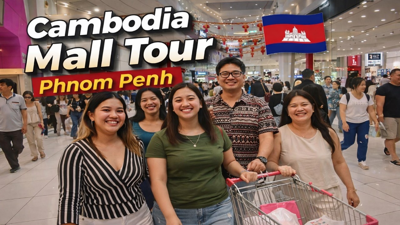 🇰🇭 A Tour in Cambodia’s Shopping Mall | AEON Mall | Phnom Penh