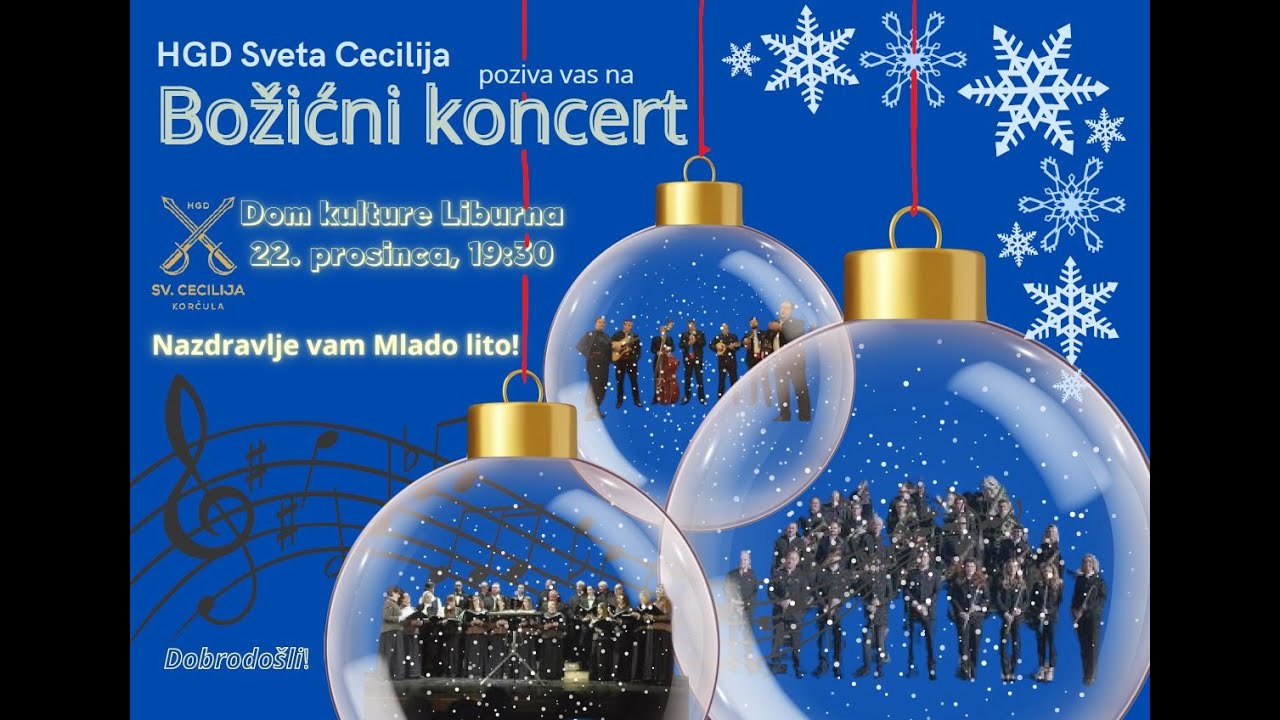 Na Božićnom koncertu HGD Sveta Cecilija
