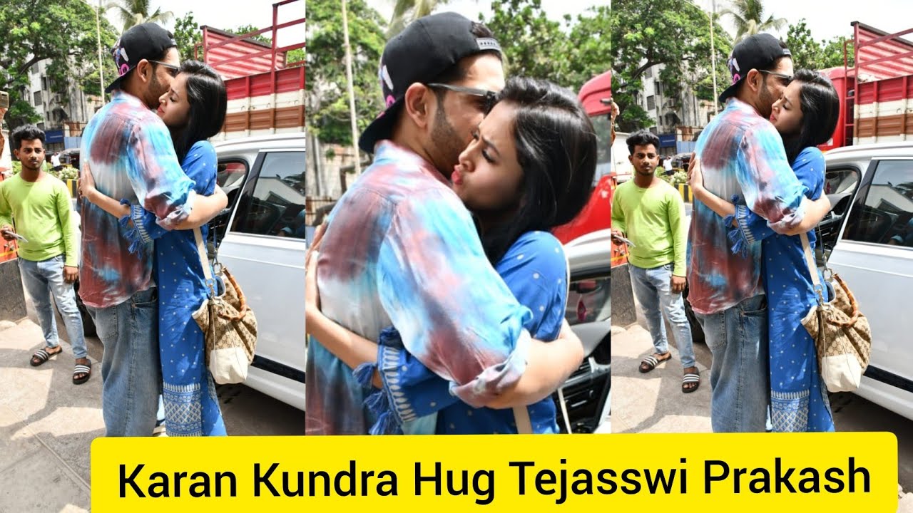 Karan Kundra Tejasswi Prakash Clicked At Salon in Andheri Today
