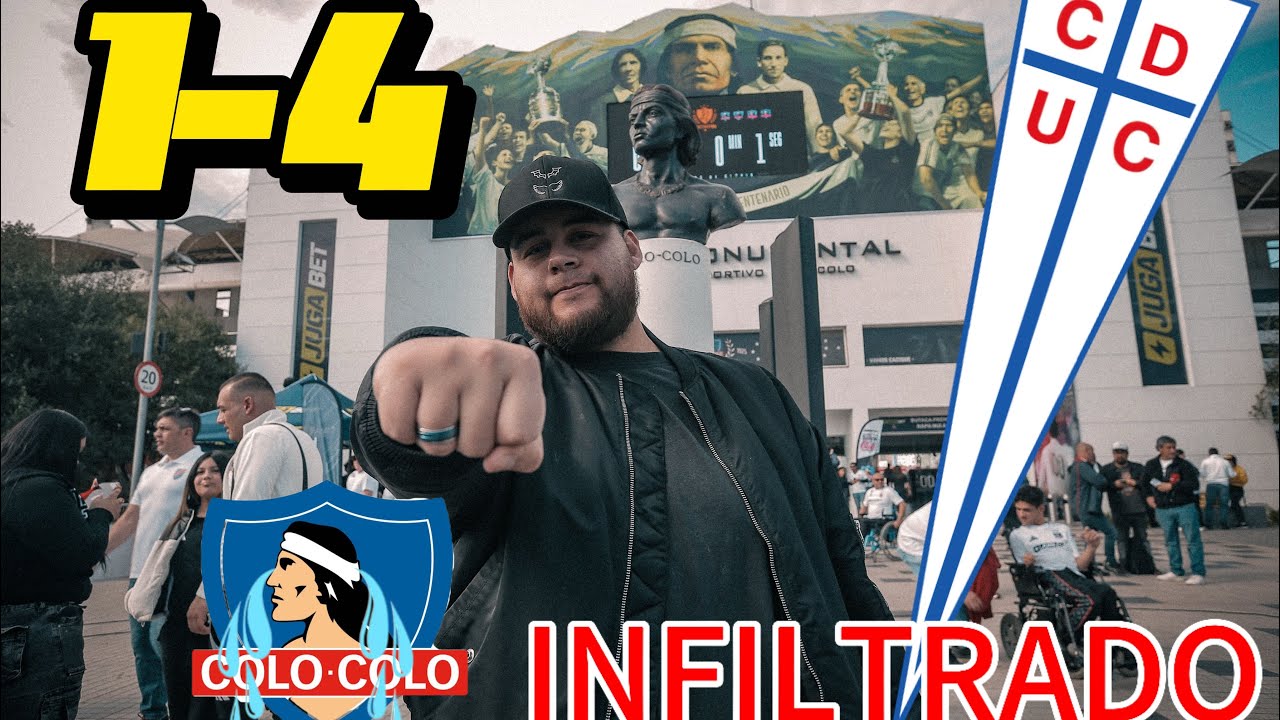 🥷🏼Me INFILTRÉ en el MONUMENTAL para el CLÁSICO | COLO COLO 🆚 UNIVERSIDAD CATÓLICA ⚪️🔵⚪️ #LOSCRUZADOS