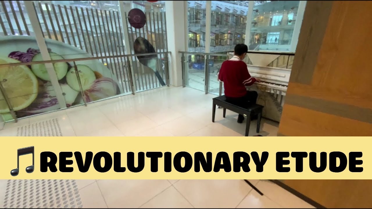 Revolutionary Etude on a STREET PIANO  (Chopin etude op.10. no.12)