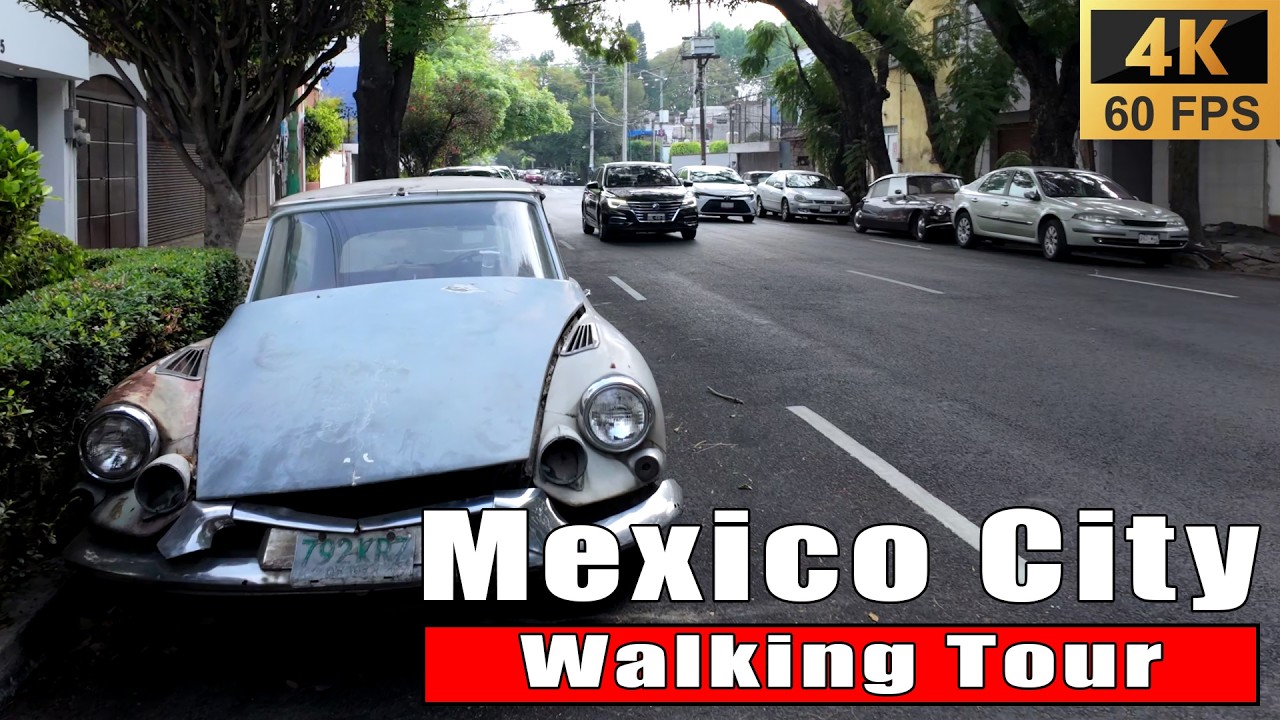 Colonia Del Carmen, Coyoacán | Zona Tranquila y Tradicional de CDMX | Walking Tour 4K 60FPS