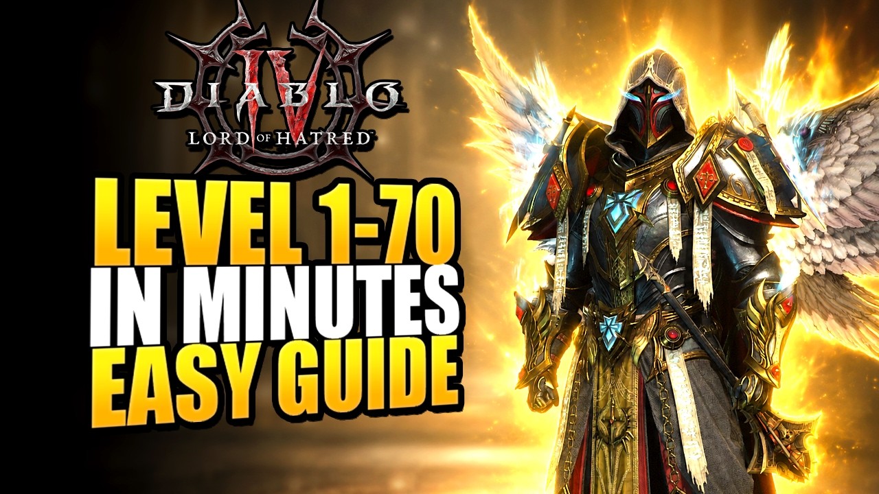 Fastest Way To Level In Diablo 4: Level 1-70 in Minutes Completely SOLO