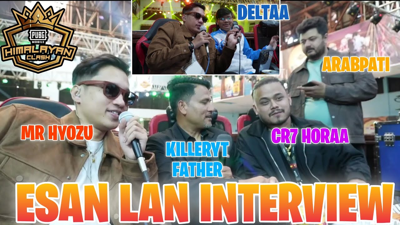 MR HYOZU ESAN FINALS LAN INTERVIEW WITH DRSxDELTA & DRSXKILLERYT FATHER 💙 FT. CR7 HORAA & ARABPATI 💗