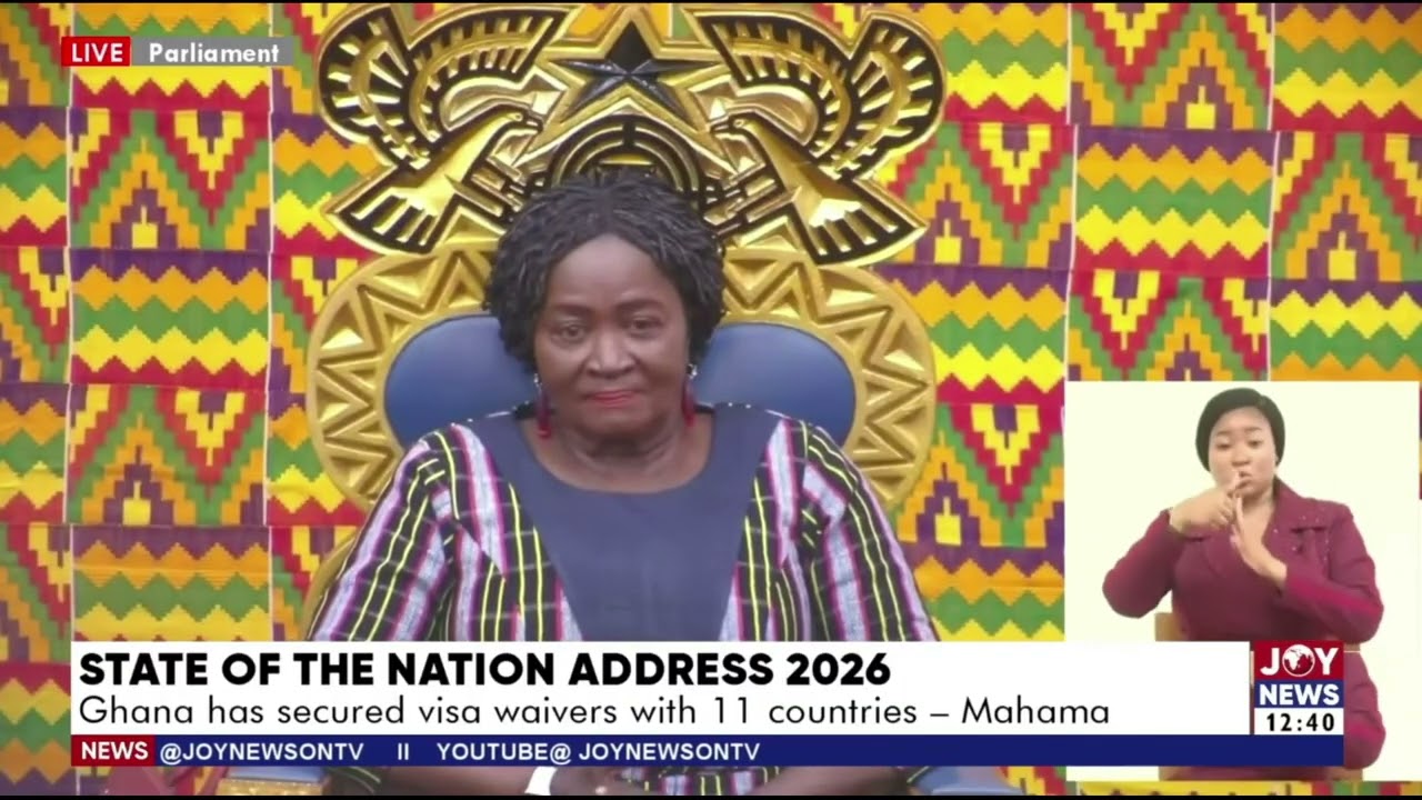 #SONA2026: Foreign remittances hit $7.8bn in 2025 - President Mahama