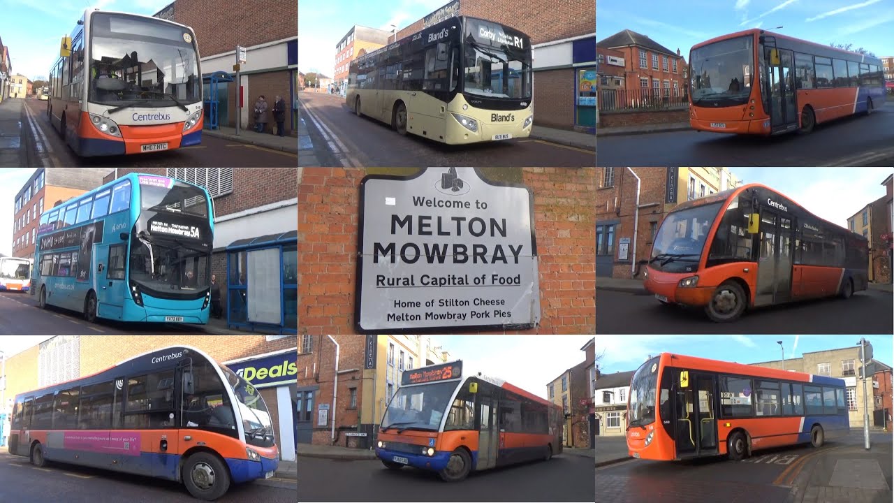 Bus Destination: Melton Mowbray (January 2024)