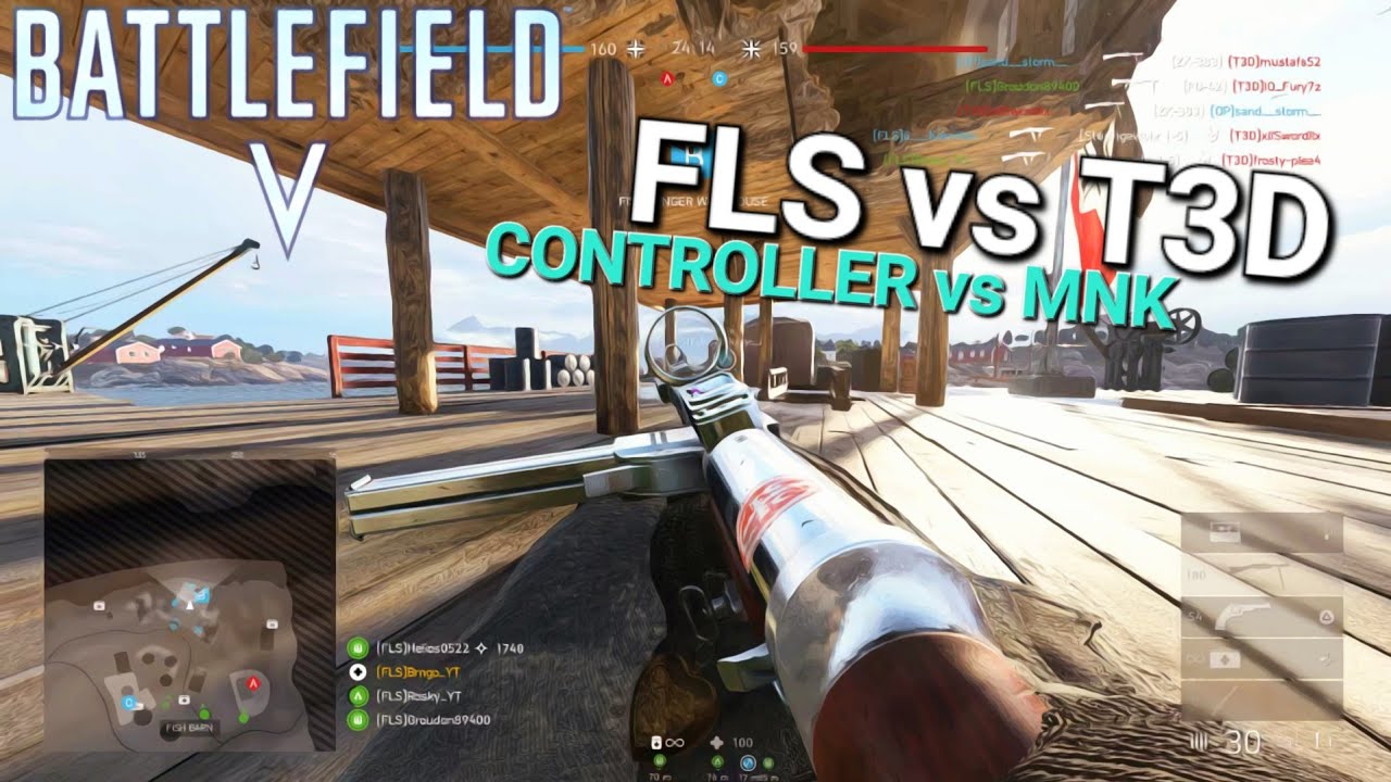BATTLEFIELD 5: FLS vs T3D Competitive Match (Controller vs MnK)
