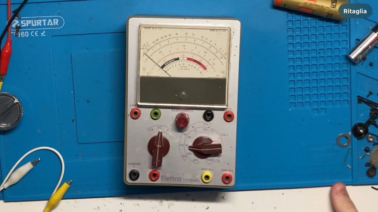 riparazione tester della scuola radio elettra