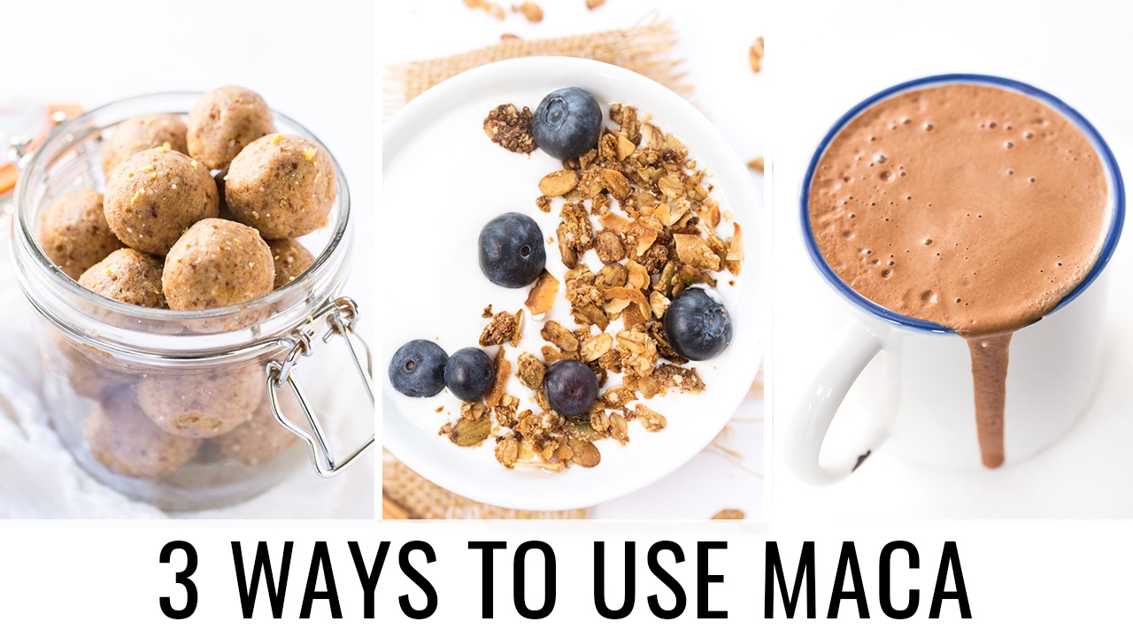 HOW TO USE MACA POWDER | 3 healthy recipes
