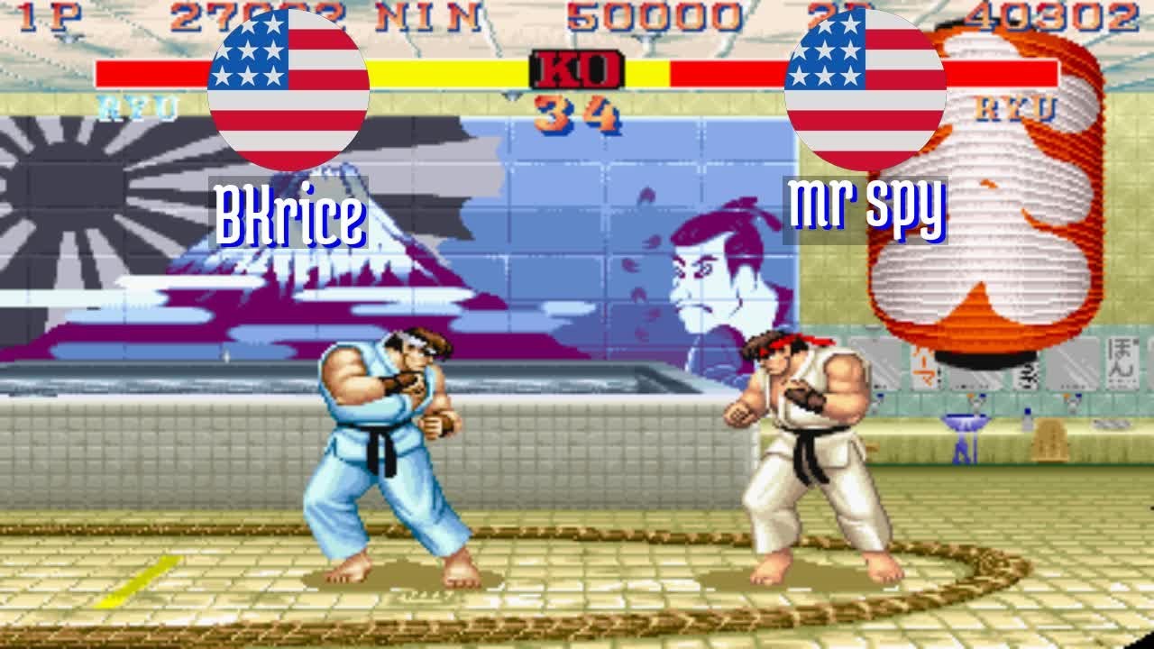 FT5 @sf2hf: BKrice (US) vs mr spy (US) [Street Fighter II Hyper Fighting Fightcade] Feb 27