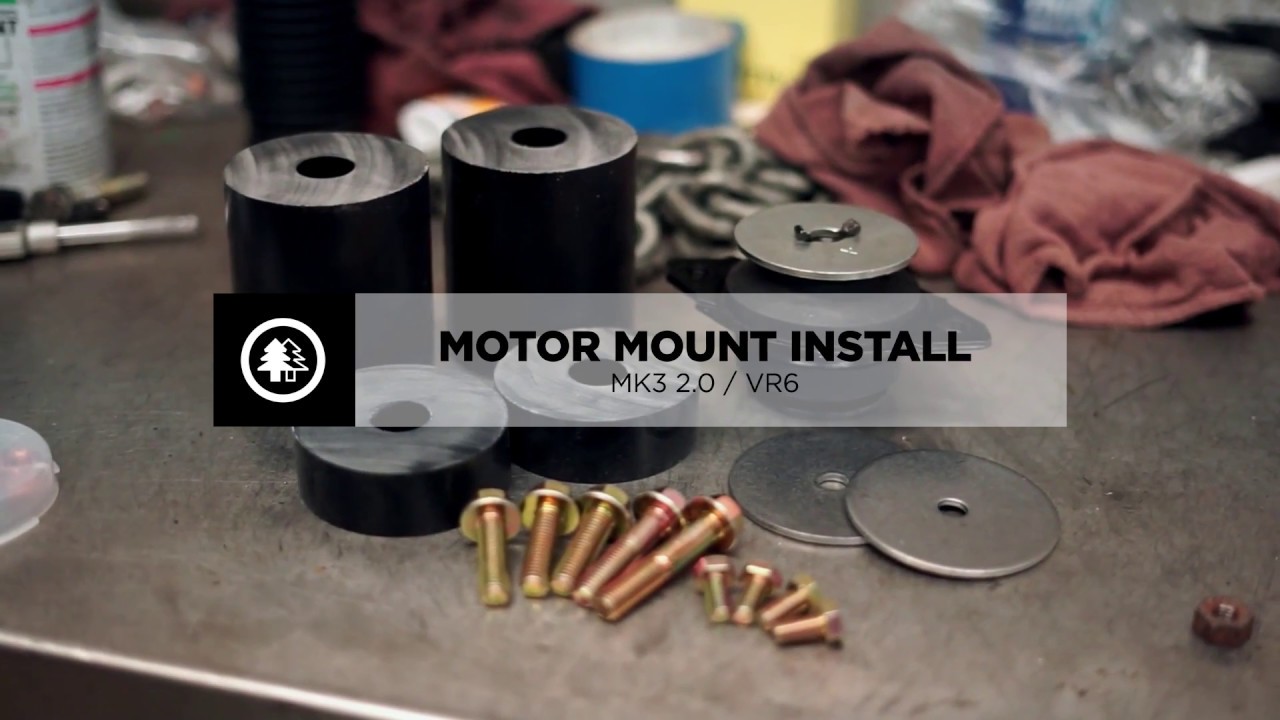 How to Install BFI VW MK3 2.0 ABA / VR6 Engine / Motor and Transmisison Mounts