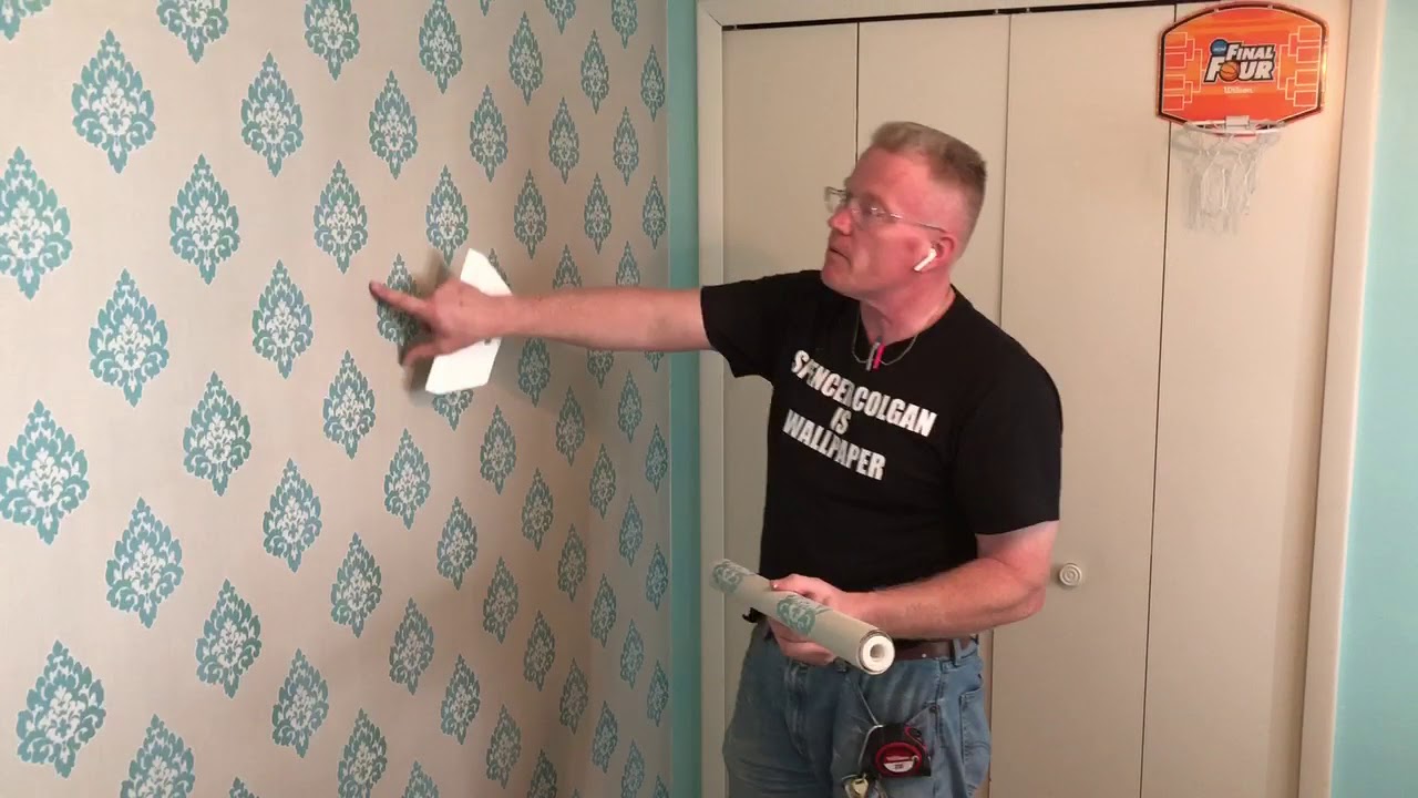 Kid's Room Wallpaper Installation [Start Wallpaper Install In Middle] - Spencer Colgan