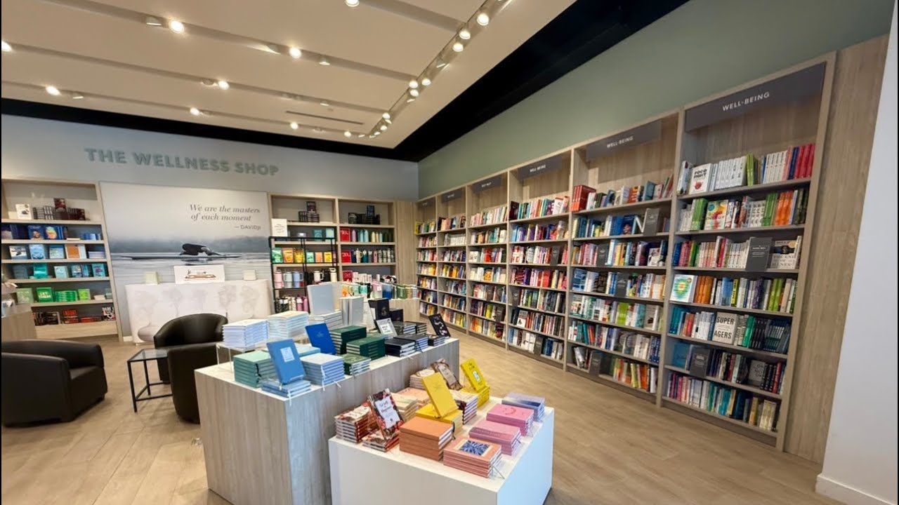 ASMR Soft Spoken Walk Through Quiet Book Store 