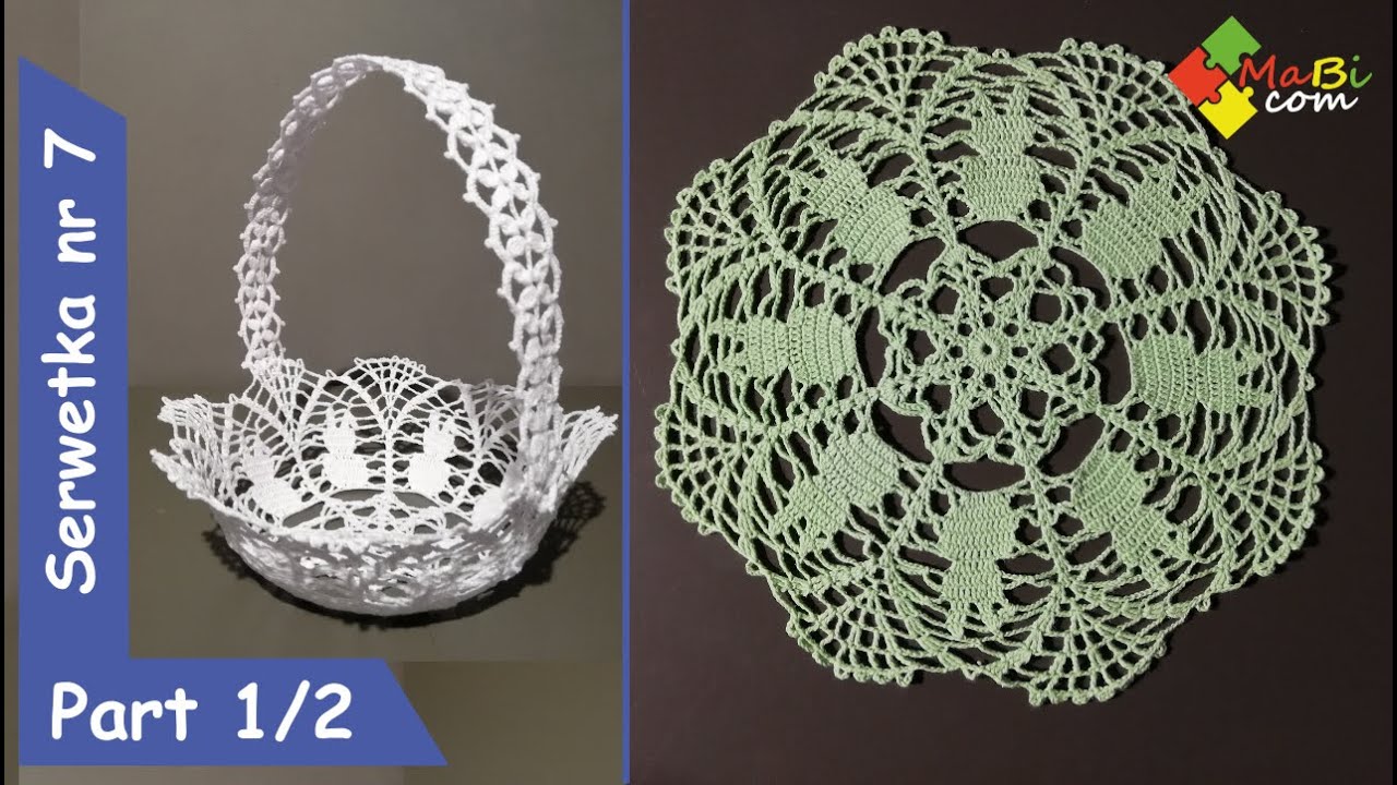 Serwetka nr 7 rząd 1-13/ łapacz snów / Crochet doily number 7 row 1-13