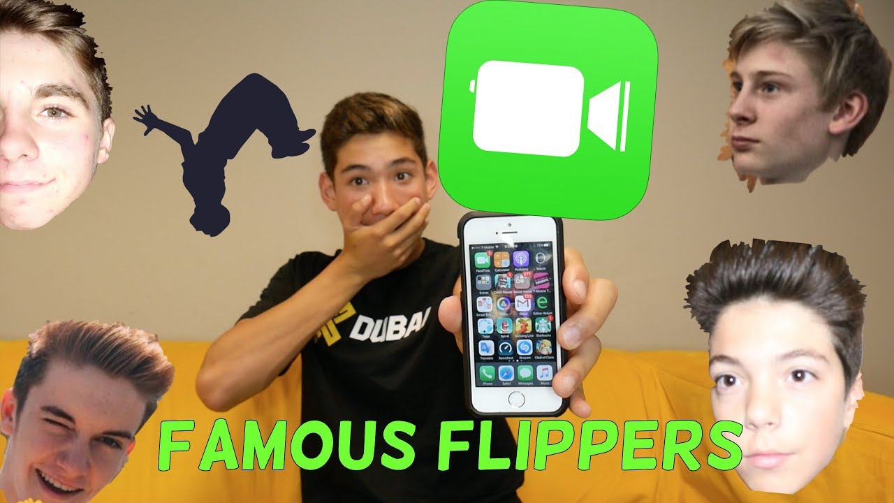 FACETIMING FAMOUS FLIPPERS!!!