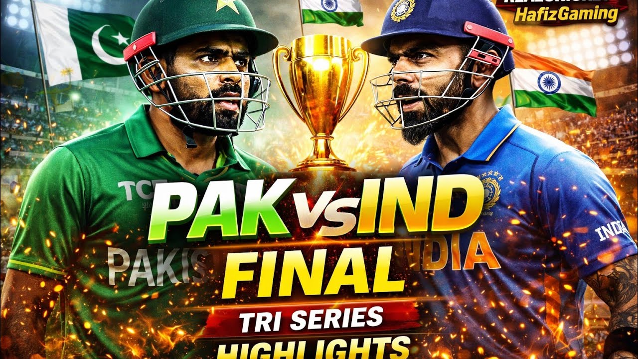 PAK vs IND Final Match Highlights 🔥 | TRI Series Grand Final | RealCricket HafizGaming