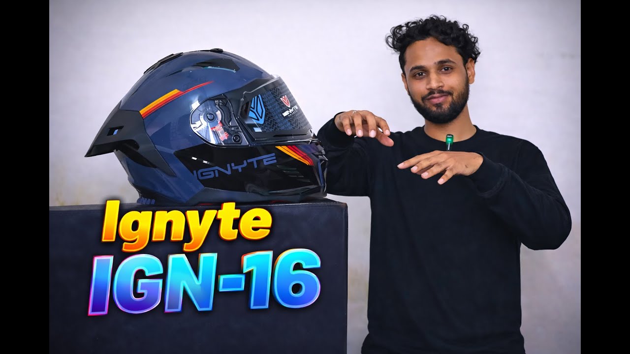 Budget Helmet That Surprised Me | IGNYTE IGN-16 Unboxing