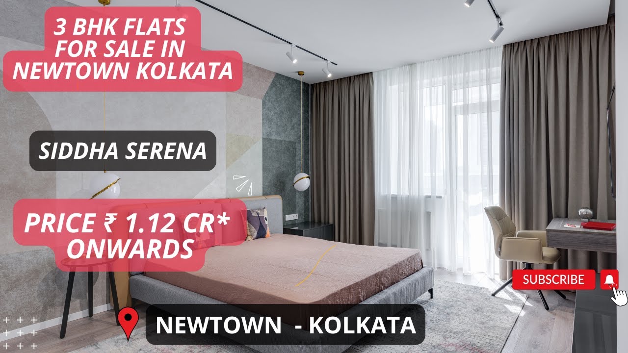 3 BHK Flats in Siddha Serena |☎+91-7604092445 | 3 BHK Flats For Sale in Newtown Kolkata #3bhkflats