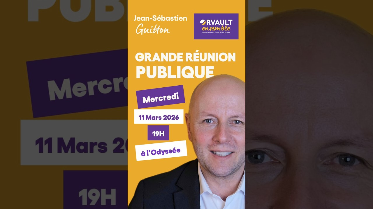 Meeting 11 mars à 19h à l'Odyssée avec Jean-Sébastien Guitton et son équipe  