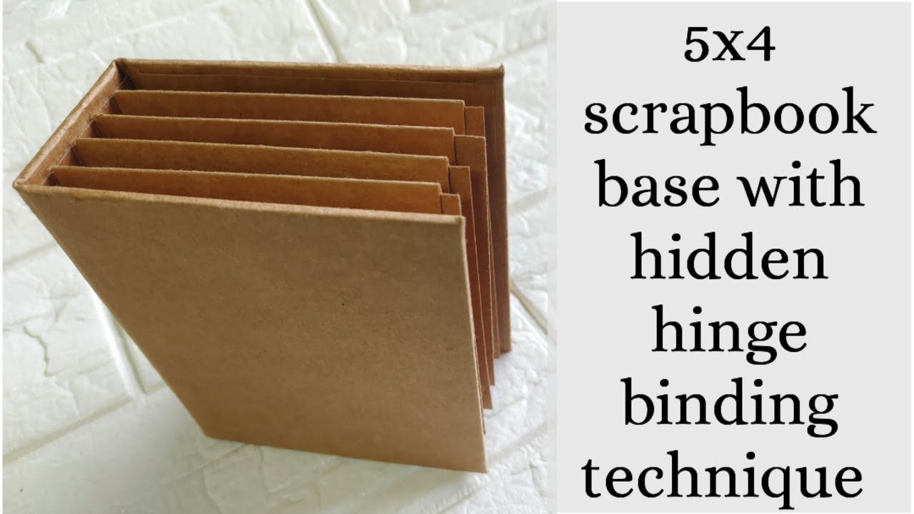 scrapbook base tutorial | hidden hinge binding technique | how to add pocket pages