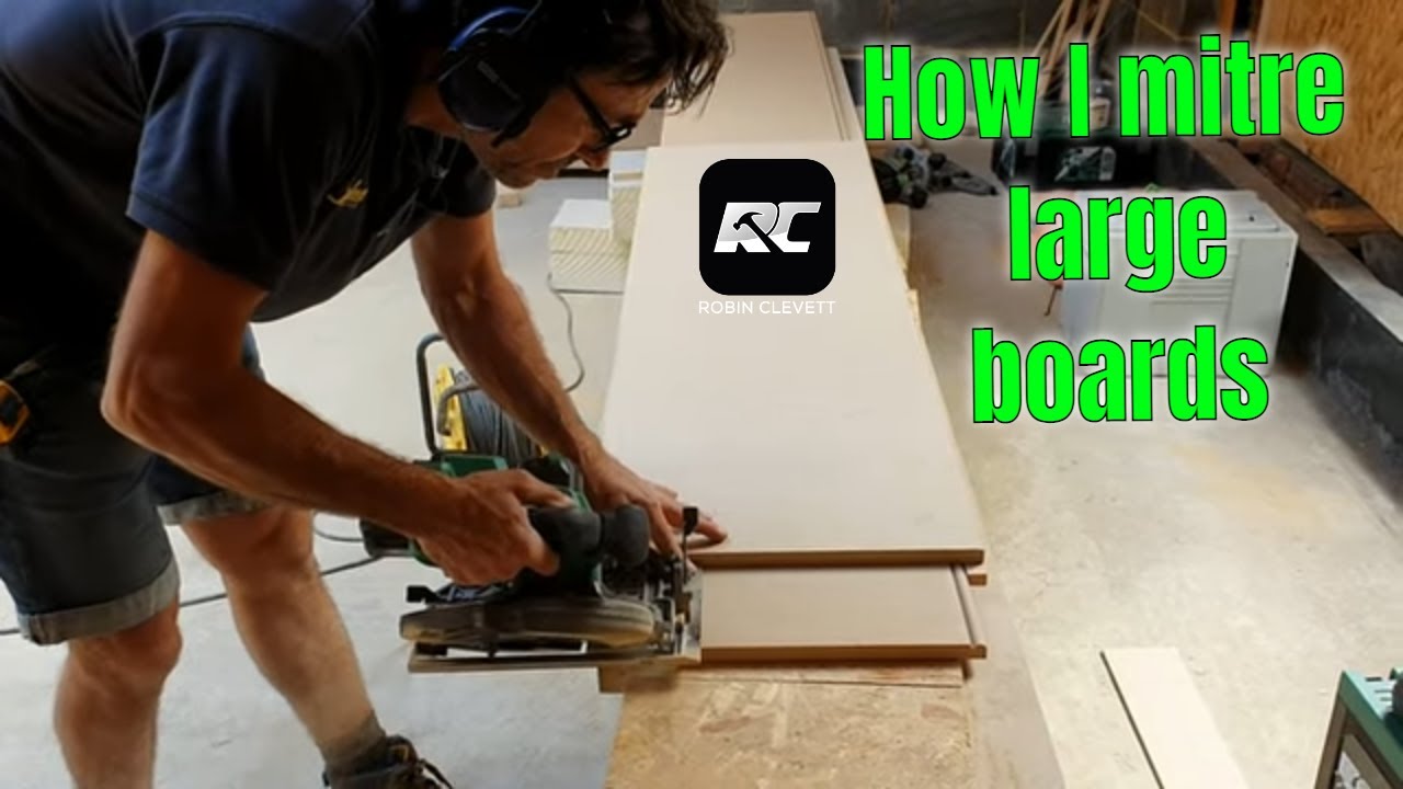 How to mitre large boards