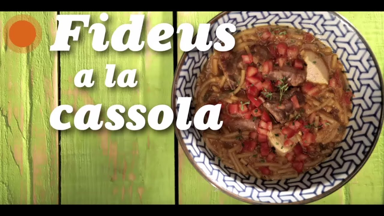 Fideus a la cassola