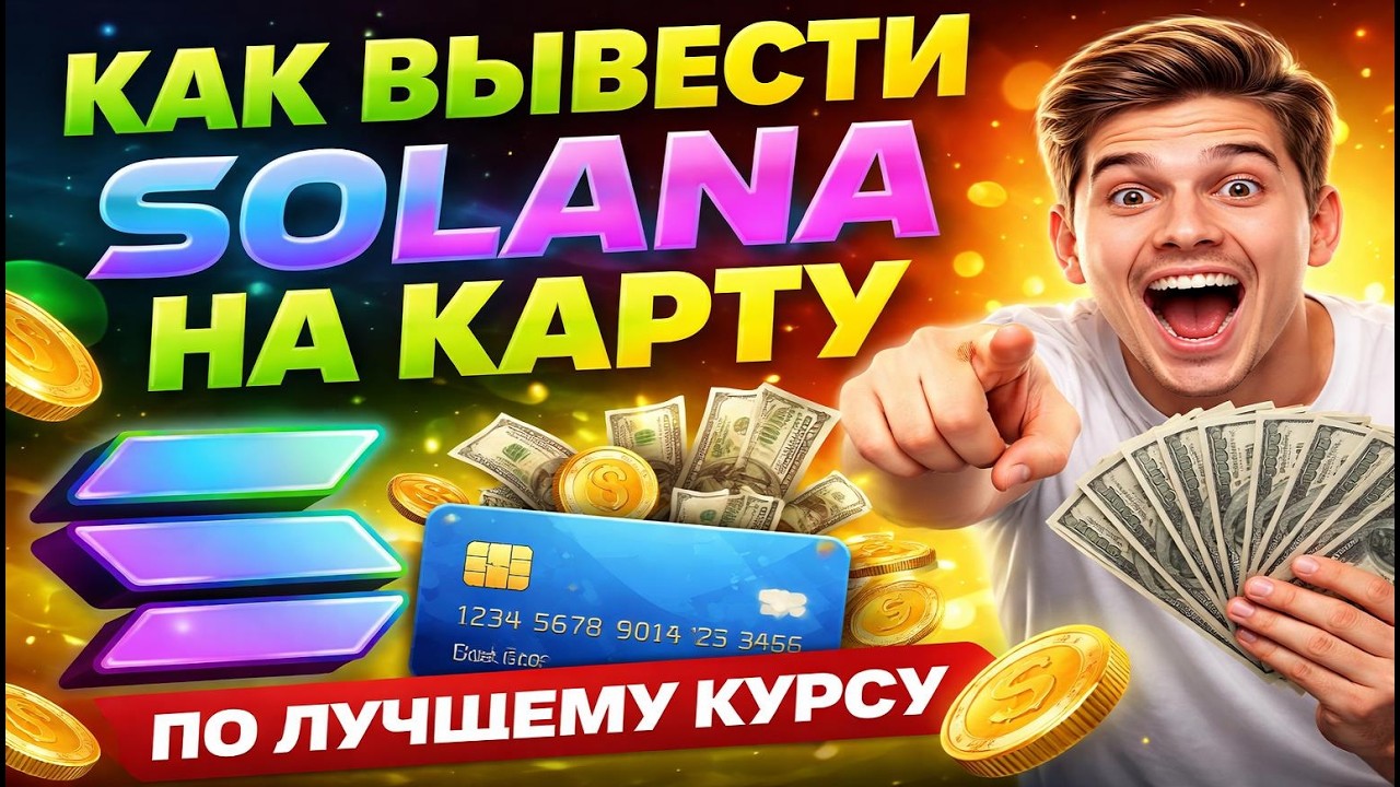 Как Вывести SOL Solana На Карту По Лучшему Курсу