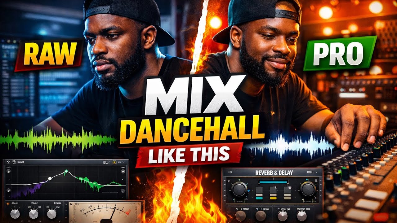 How I Mix a Dancehall Song From Scratch (Full Step-By-Step Vocal Mixing Tutorial)