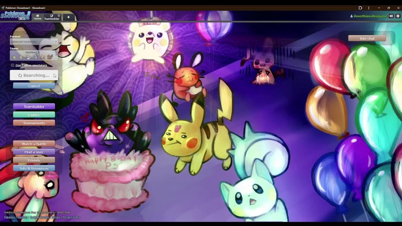 playing showdown again cuz last stream crashed