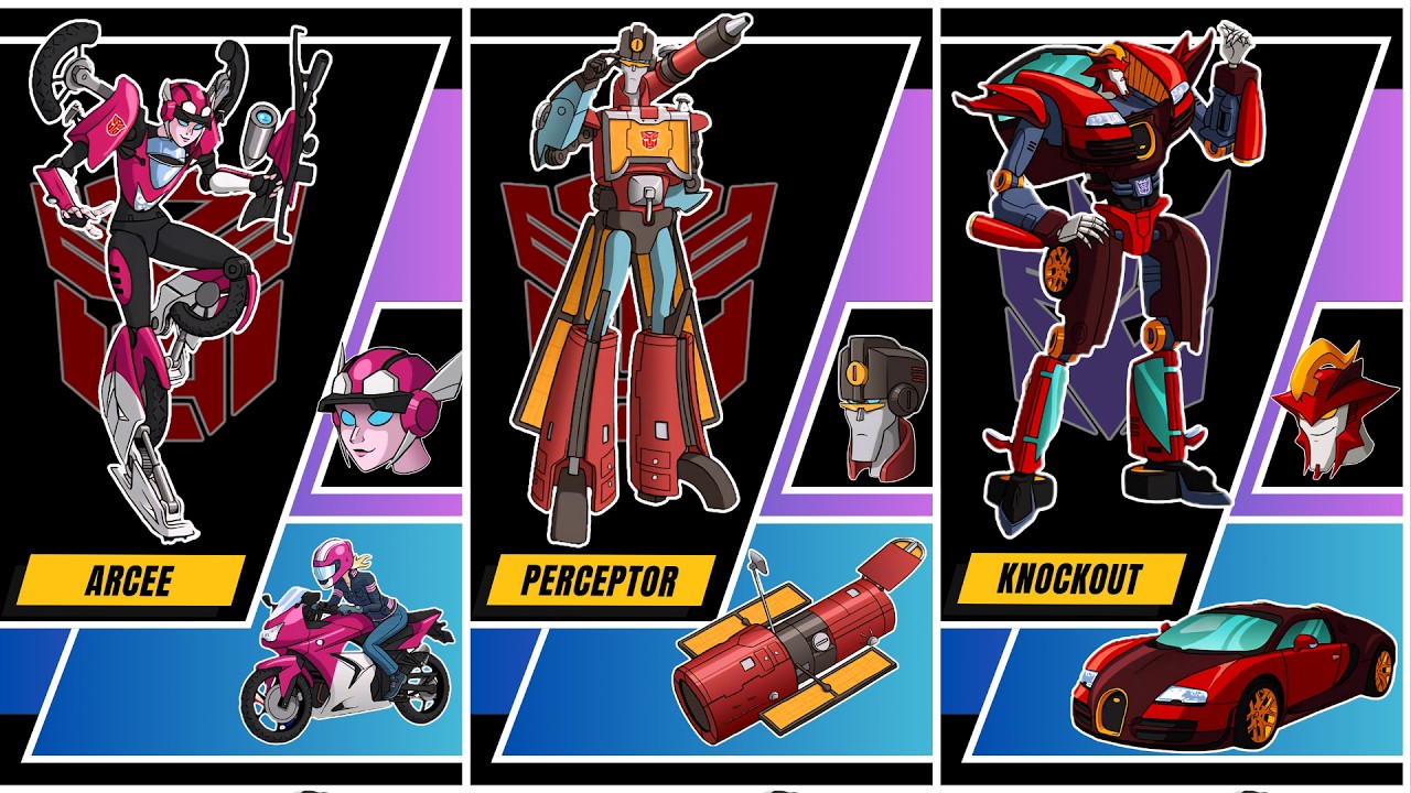 Autobots and Decepticons in Transformers Legacy #transformers #transformerslegacy #autobots