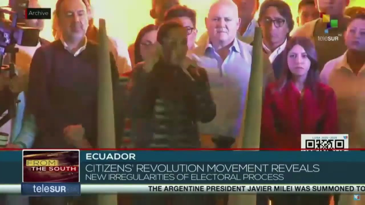 Ecuador: Citizens' revolution movement reveals new irregularities of electoral process