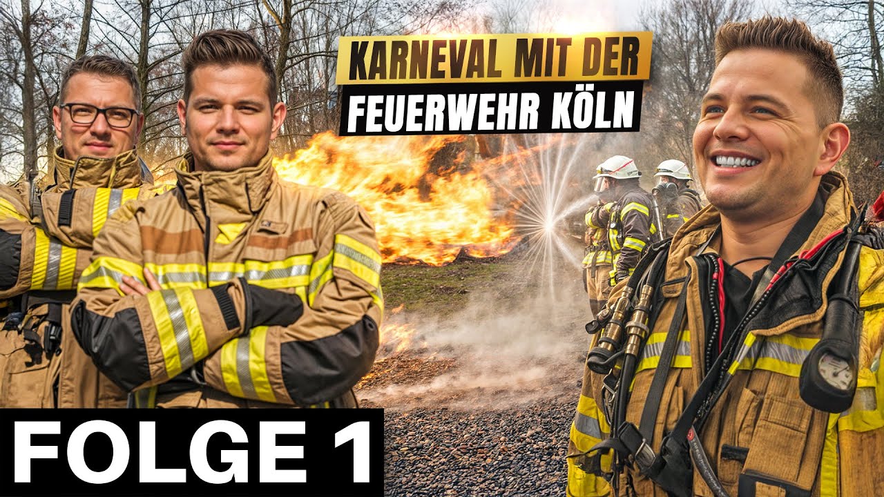 KARNEVAL MIT DER FEUERWEHR KÖLN (1/4) II DER SPORTTEST II SO RETTET ... KÖLN