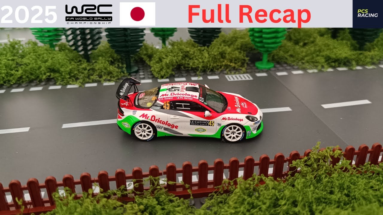 Junior WRC Full Recap | 2025 Rally Japan 🇯🇵| PaperCup WRC Stop Motion Season