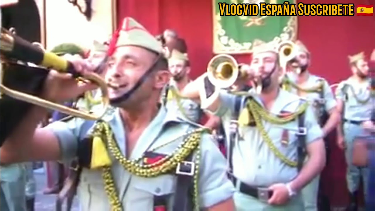 La Primera vez que la Legión Española, desfiló en Algeciras.