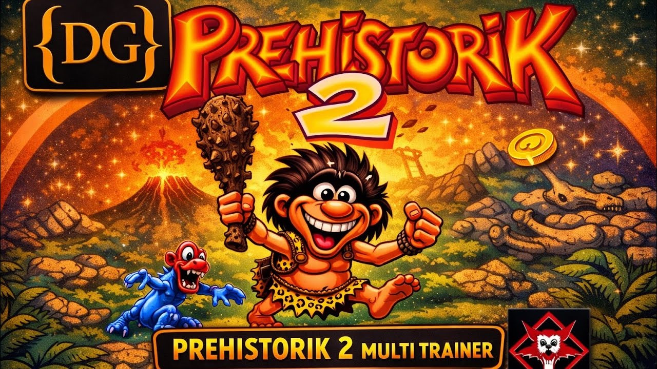 Trainer/Cheat Gameplay: Prehistorik 2 by Titus