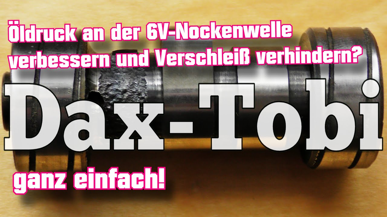 Ölversorgung der 6V-Nockenwelle verbessern Honda Dax ST50 Monkey Z50A Z50J Gorilla Z50G Dax-Tobi 169