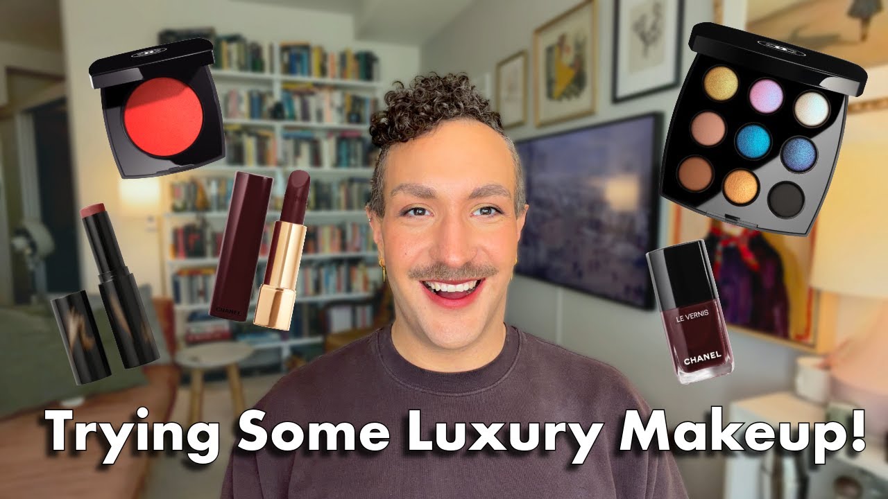Finally Trying Chanel Beauty! GRWM with Rouge Noir and Holiday Collections & Victoria Beckham Beauty