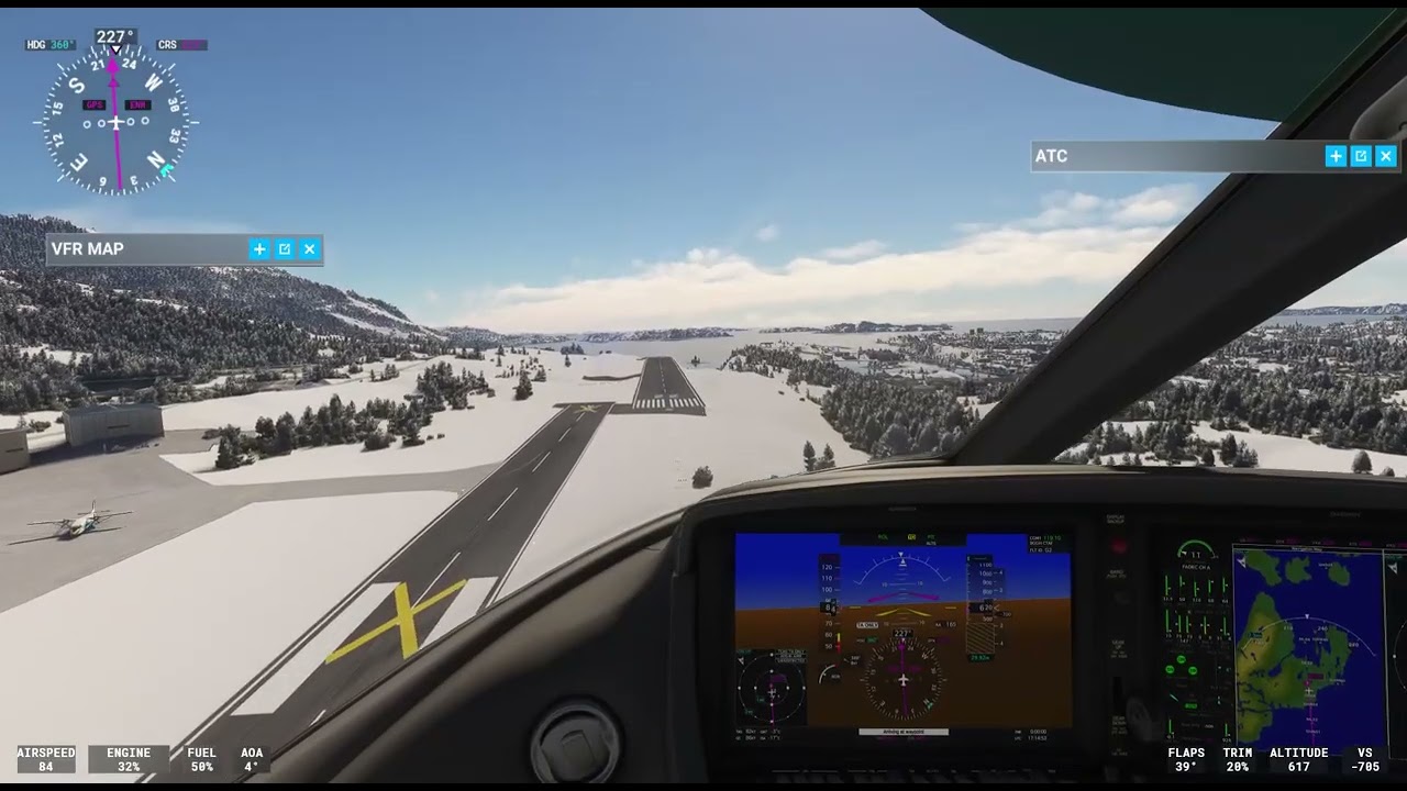 CVJ ferry flight lands at NUUK Greenland