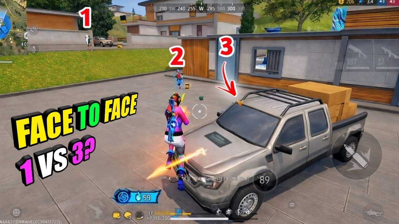 KETENANGAN DIUJI DARI SINI!!SOLO VS SQUAD - FREE FIRE