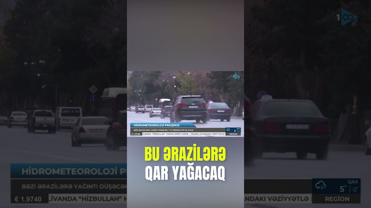 Bu ərazilərə QAR YAĞACAQ