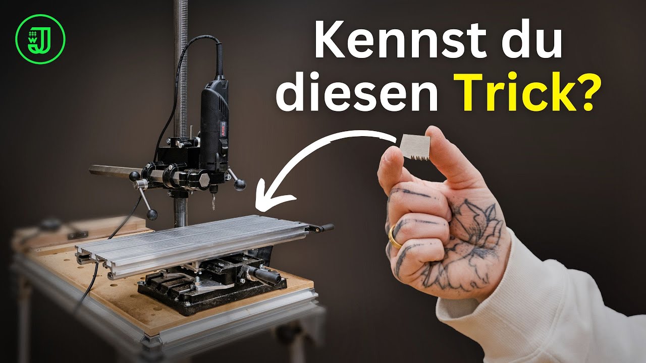 Kauf dir KEINEN TEUREN FRÄSTISCH und KEINE TISCHBOHRMASCHINE, sondern... 👉🤯 | Jonas Winkler