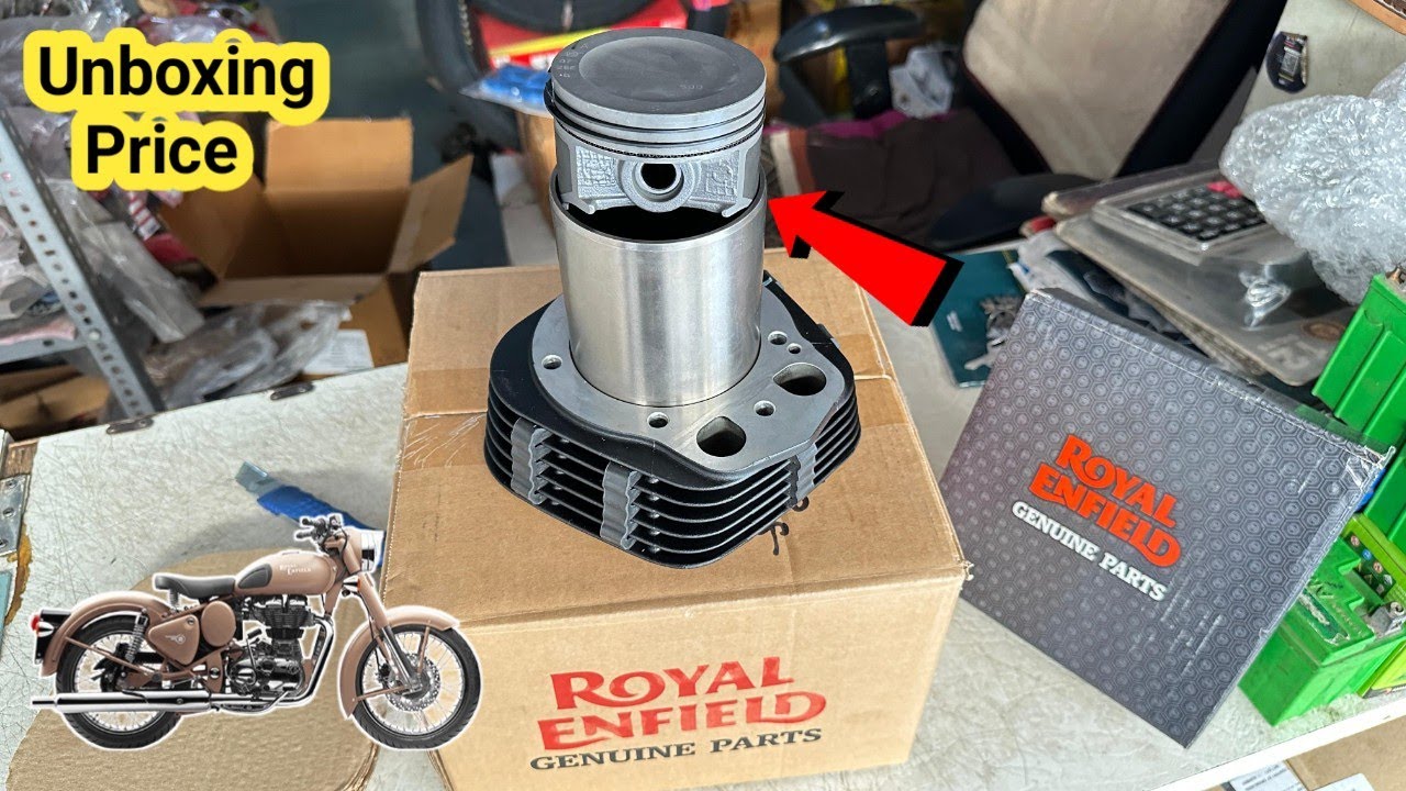 Royal Enfield Classic 500cc Original Block Piston Kit price 🤑 | Original parts Unboxing 🔥🔥