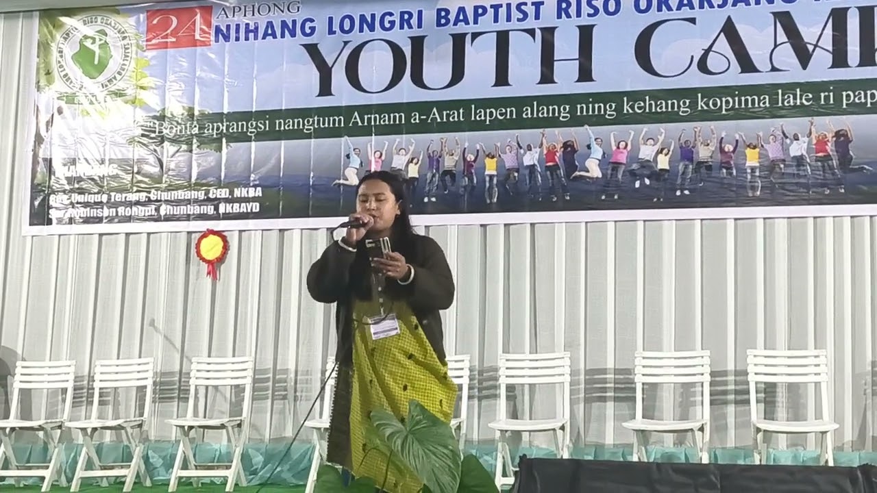 Ne se do an pen live performance Charkle Teronpi 24 Aphong NLBROKA Youth Camp 